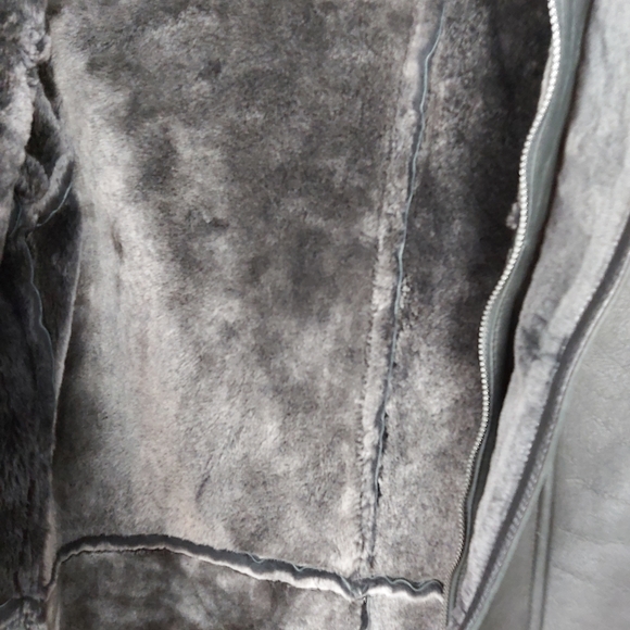 BOD & CHRISTENSEN Shearling 100% sheepskin super soft leather winter coat - Picture 6 of 9